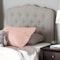 Baxton Studio Lucy Modern Greyish Beige Twin Size Headboard 135-7272 - alternate 6